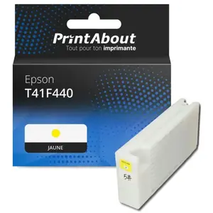 Comparateur de prix : PrintAbout Cartouche compatible Epson T41F440 - Jaune - Grande capacité