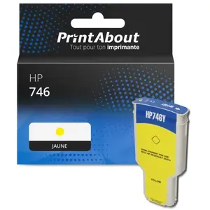 Comparateur de prix : PrintAbout Cartouche compatible HP 746 (P2V79A) - Jaune