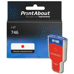 Comparateur de prix : PrintAbout Cartouche compatible HP 746 (P2V81A) - Rouge chromatique