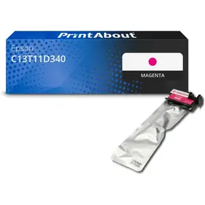 PrintAbout Cartouche compatible Epson C13T11D340 - Magenta - Grande capacité pas cher