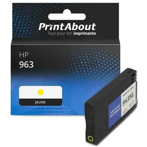 PrintAbout Cartouche compatible HP 963 (3JA25AE) - Jaune pas cher