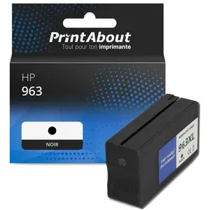 PrintAbout Cartouche compatible HP 963 (3JA26AE) - Noir pas cher