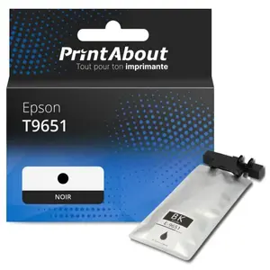 Comparateur de prix : PrintAbout Cartouche compatible Epson T9651 - Noir