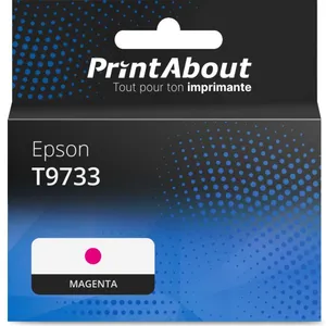 PrintAbout Cartouche compatible Epson T9733 - Magenta - Grande capacitéVendu parprintabout