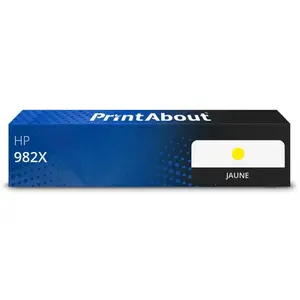 PrintAbout Cartouche compatible HP 982X (T0B29A) - Jaune - Grande capacité pas cher