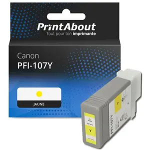 Comparateur de prix : PrintAbout Cartouche compatible Canon PFI-107Y - Jaune