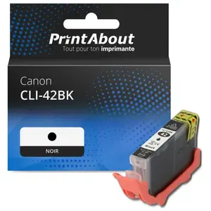 Comparateur de prix : PrintAbout Cartouche compatible Canon CLI-42BK - Noir