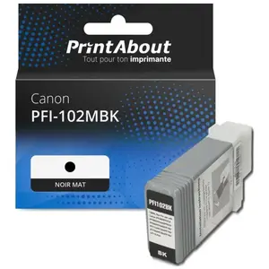 PrintAbout Cartouche compatible Canon PFI-102MBK - Noir matVendu parprintabout