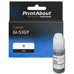 Comparateur de prix : PrintAbout Cartouche compatible Canon GI-53GY - Gris