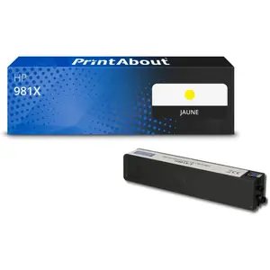 Comparateur de prix : PrintAbout Cartouche compatible HP 981X (L0R11A) - Jaune - Grande capacité