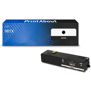 Comparateur de prix : PrintAbout Cartouche compatible HP 981X (L0R12A) - Noir - Grande capacité