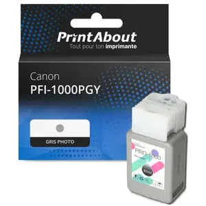 Comparateur de prix : PrintAbout Cartouche compatible Canon PFI-1000PGY - Gris photo