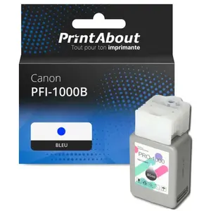 Comparateur de prix : PrintAbout Cartouche compatible Canon PFI-1000B - Bleu