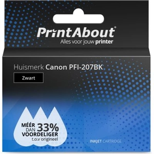 PrintAbout Cartouche compatible Canon PFI-207BK - NoirVendu parprintabout