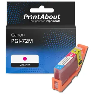 Comparateur de prix : PrintAbout Cartouche compatible Canon PGI-72M - Magenta