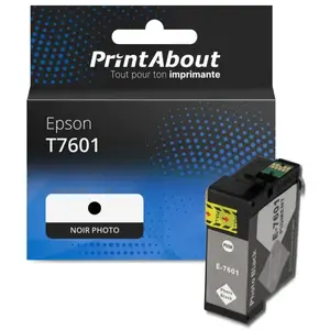 Comparateur de prix : PrintAbout Cartouche compatible Epson T7601 - Noir photo
