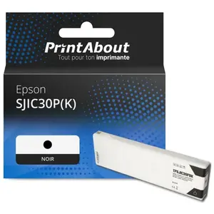 Comparateur de prix : PrintAbout Cartouche compatible Epson SJIC30P(K) - Noir