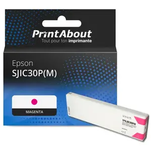 Comparateur de prix : PrintAbout Cartouche compatible Epson SJIC30P(M) - Magenta