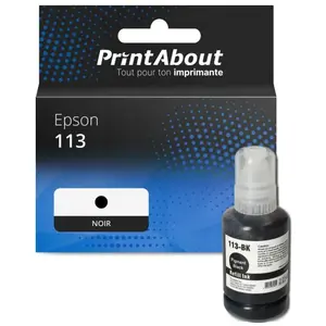 Comparateur de prix : PrintAbout Cartouche compatible Epson 113 (C13T06B140) - Noir