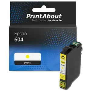 PrintAbout Cartouche compatible Epson 604 (C13T10G44010) - Jaune pas cher