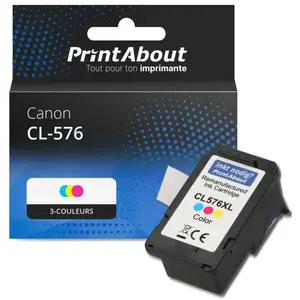 Comparateur de prix : PrintAbout Cartouche compatible Canon CL-576 - 3-couleurs