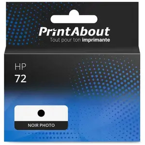 Comparateur de prix : PrintAbout Cartouche compatible HP 72 (C9370A) - Noir photo