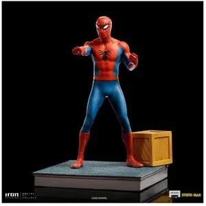 Figurine STATUE ANIMÉE SPIDER-MAN 60S 1/10 - Iron Studios Figurine -...