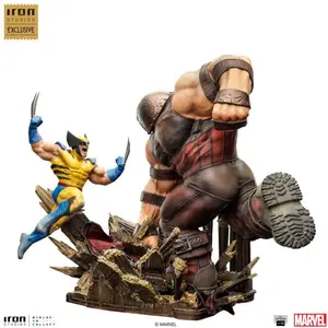 Comparateur de prix : Iron Studios Marvel Statuette 1/10 Bds Art Scale Wolverine Vs Juggernaut Heo Eu Ex
