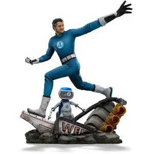 Comparateur de prix : Iron Studios Fantastic Four Mr. Fantastic and H.E.R.B.I.E Art Scale 1/...