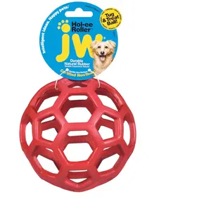 Comparateur de prix : JW Jouet Chien - Petmate Balle Hol-ee Roller Rouge - Ø 4,5 cm