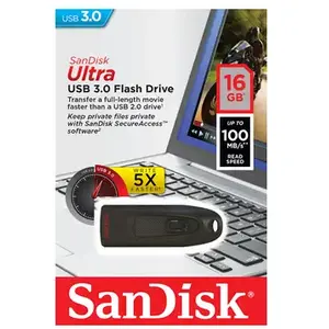 SANDISK - Clé USB - Ultra - 16 Go - USB 3.0 (SDCZ48-016G-U46)