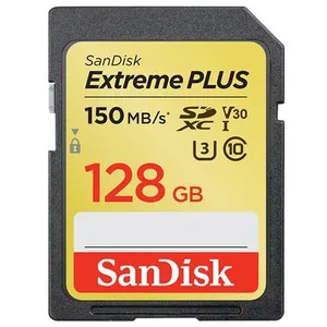 Comparateur de prix : Carte mémoire SDXC SanDisk Extreme PLUS 128 Go jusqu'à 150 Mo/s, Classe 10, U3, V30