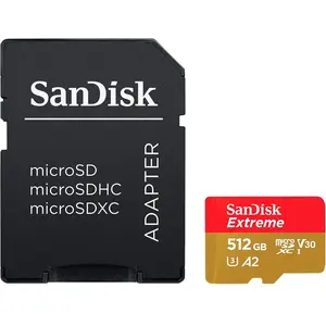 SanDisk Extreme 512 Go MicroSDXC UHS-I Classe 10 pas cher