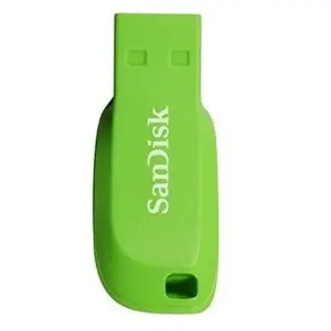 SanDisk Cruzer Blade - Clé USB - 16 Go - USB 2.0 - vert électrique