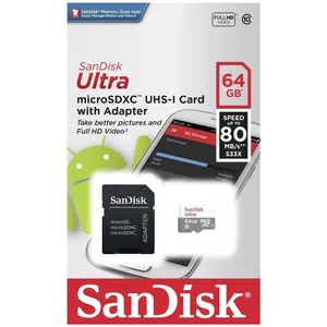 sandisk SanDisk Ultra Android microSDXC 64 Go + adaptateur SD pas cher