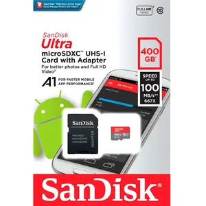 Comparateur de prix : SanDisk Ultra 400 Go MicroSDXC UHS-I Classe 10