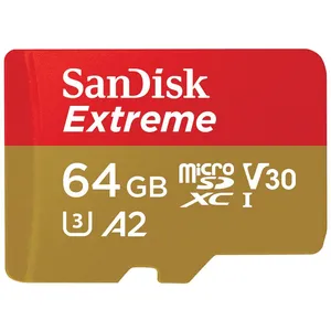Comparateur de prix : SanDisk Carte M.SDXC Extreme, 64GB (A2/V30/U3/UHS-I/160MB/s +Ad "Mobile Gaming"