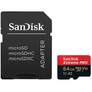 Comparateur de prix : SanDisk Extreme PRO 64 Go MicroSDXC UHS-I Classe 10