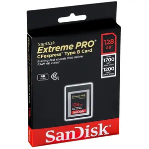 SanDisk SDCFE-128G-GN4NN mémoire flash 128 Go CFexpress pas cher