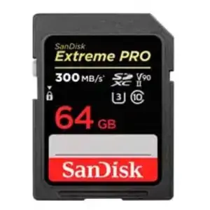Comparateur de prix : SanDisk Extreme PRO 64 Go SDXC UHS-II Classe 10