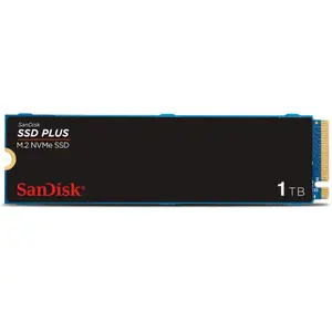 SanDisk SSD Plus 1 To, M.2 2280, PCIe Gen3 NVMe SSD, avec une vitesse de lecture allant jusqu'à 3200 MB/s pas cher