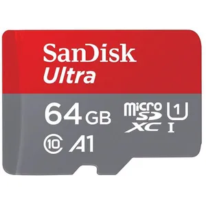 Comparateur de prix : Carte mémoire SanDisk Ultra microSDHC A1 140MB/s Class 10 64GB, sans adaptateur