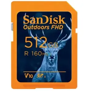 SanDisk Carte UHS-I FHD SDHC " Outdoors " 512 Go pas cher