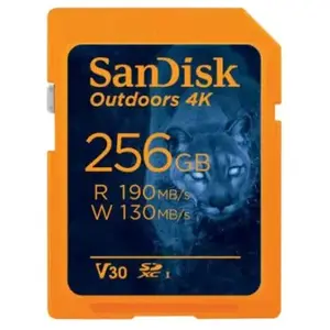 SanDisk Carte UHS-I 4K SDXC " Outdoors " 256 Go pas cher