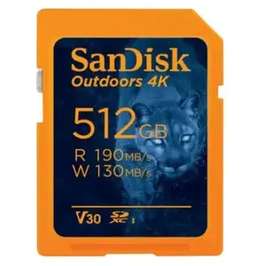 SanDisk Carte UHS-I 4K SDXC " Outdoors " 512 Go pas cher