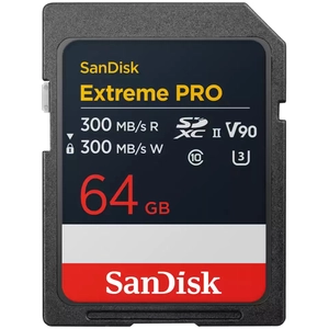 Comparateur de prix : Carte SD - Sandisk - Extreme PRO - 64GB - UHS-II V90 - Haute performance