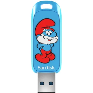 Clé USB SANDISK 128Go 3.2 Edition Grand Schtroumpf pas cher