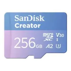 Comparateur de prix : Carte microSDXC SanDisk Creator 256 Go, UHS-I
