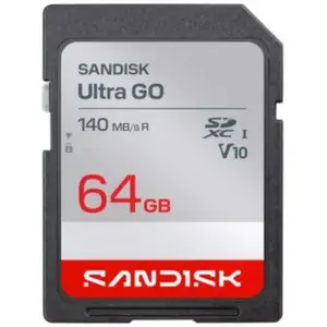 Carte mémoire Sandisk Ultra GO 64GB SDXC UHS-I 140MB/s Class 10 V10