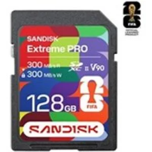 Carte mémoire Sandisk Extreme PRO 128GB SDXC UHS-II 300MB/s V90 IP68